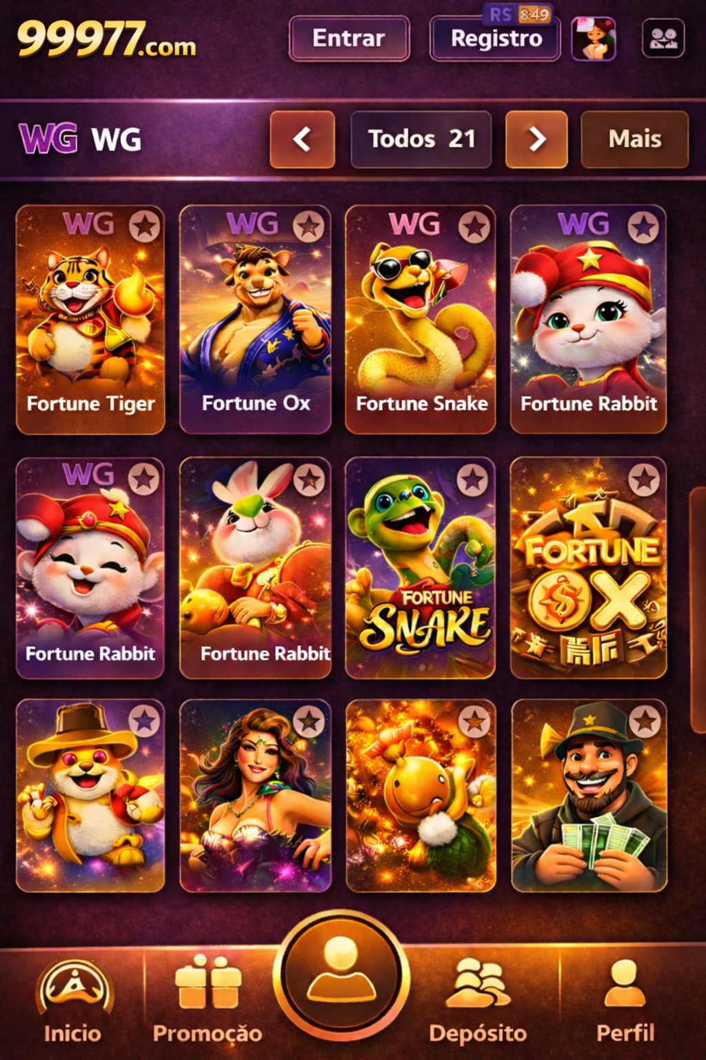 fortune ox touro gratis 